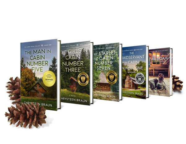 Five book guest book series by Chrysteen Braun