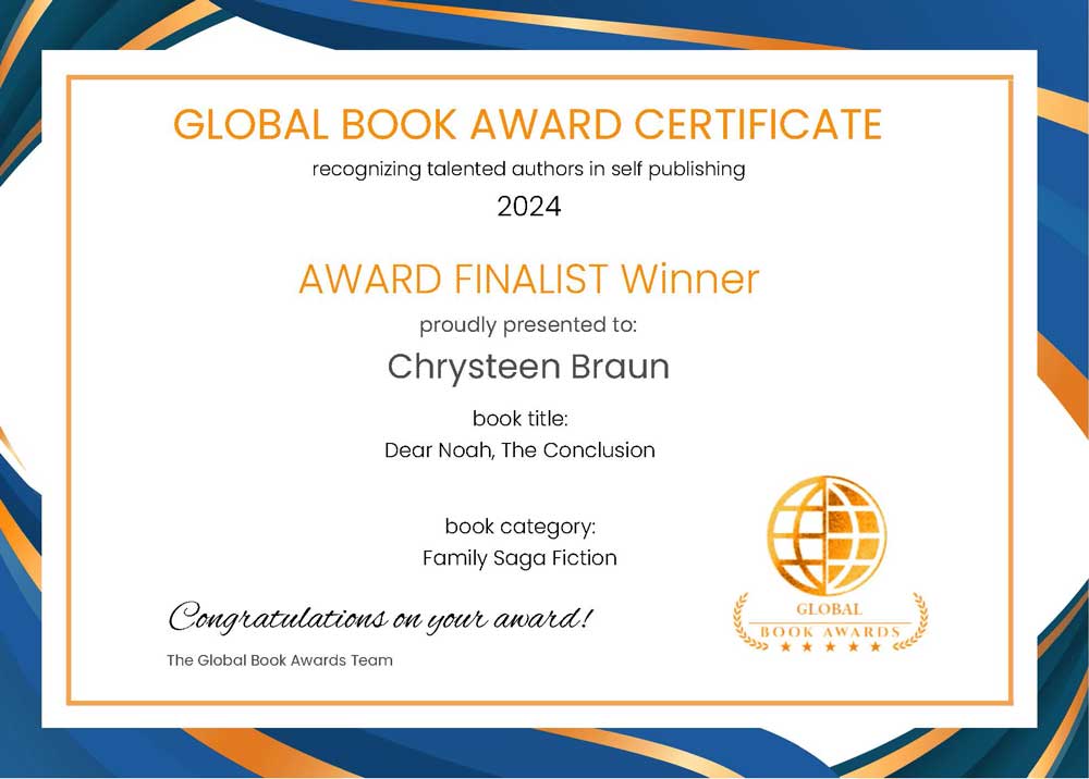 Global Book Award finalist winner