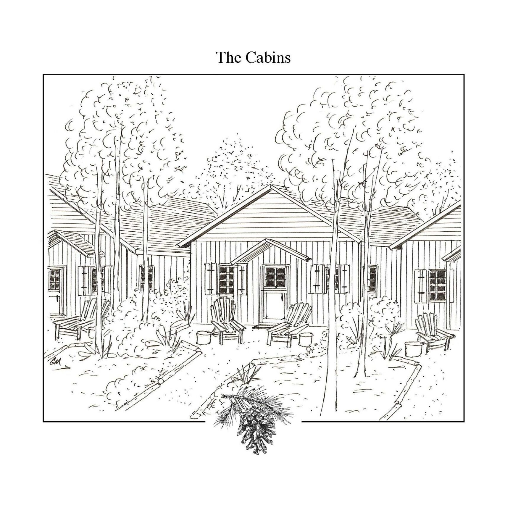 Sketch of the Cabins
